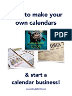 How To Make Your Own Calendars & Start A Calendar Business!