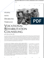 Empowering People With Disabilities Through Vocational Rehabilitation Counseling