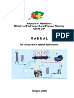 Training Manual for Refrig Service Techs