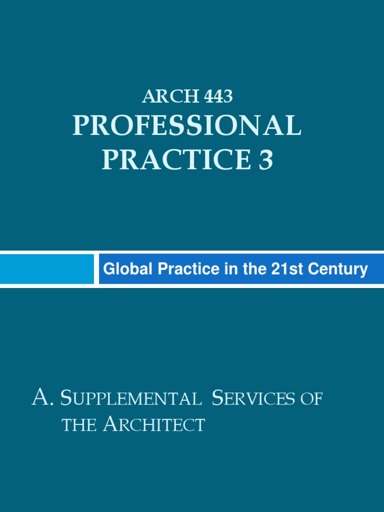 Architect's Expanded Role in Practice | PDF | Urban Planning | Design