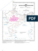 India: Position of Madhya Pradesh in India 2011