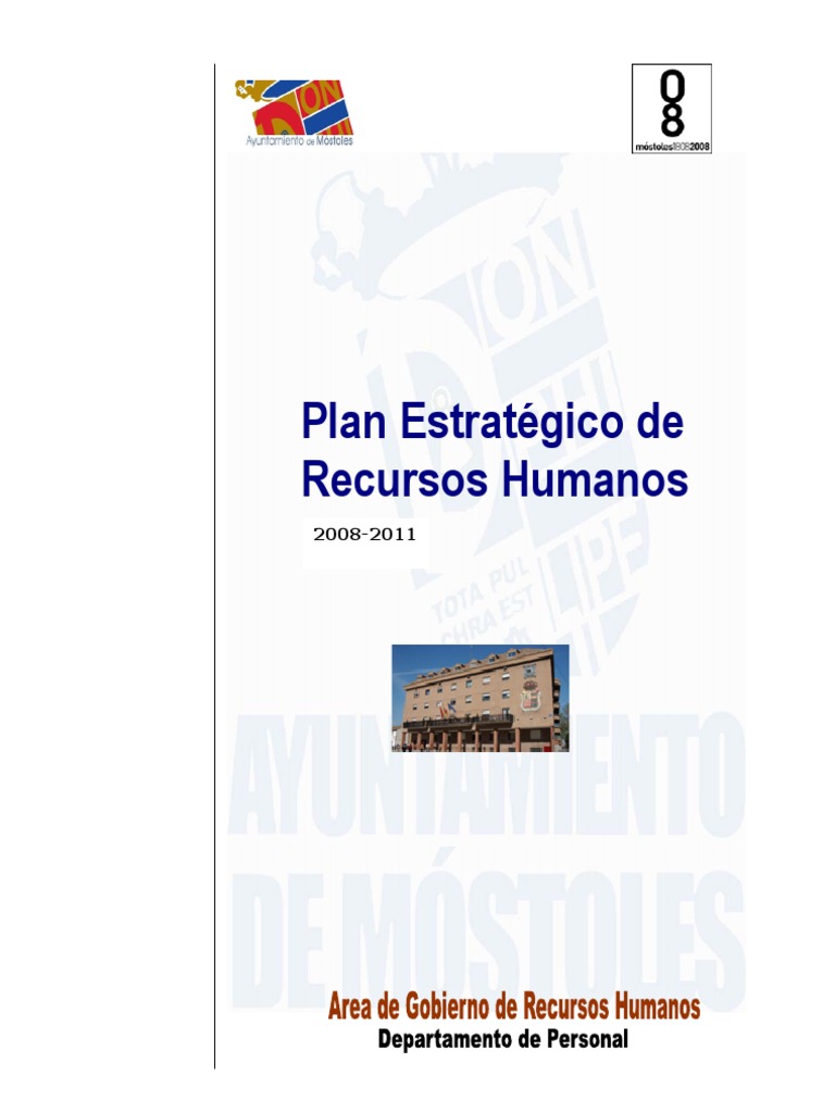 Plan Estratégico de Recursos Humanos - Versión Definitiva PDF | PDF