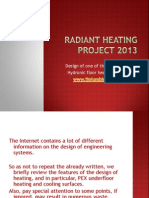 Radiant Heating Project 2013 of