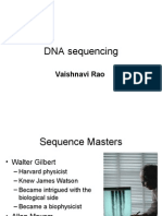 DNA Sequencing: Vaishnavi Rao