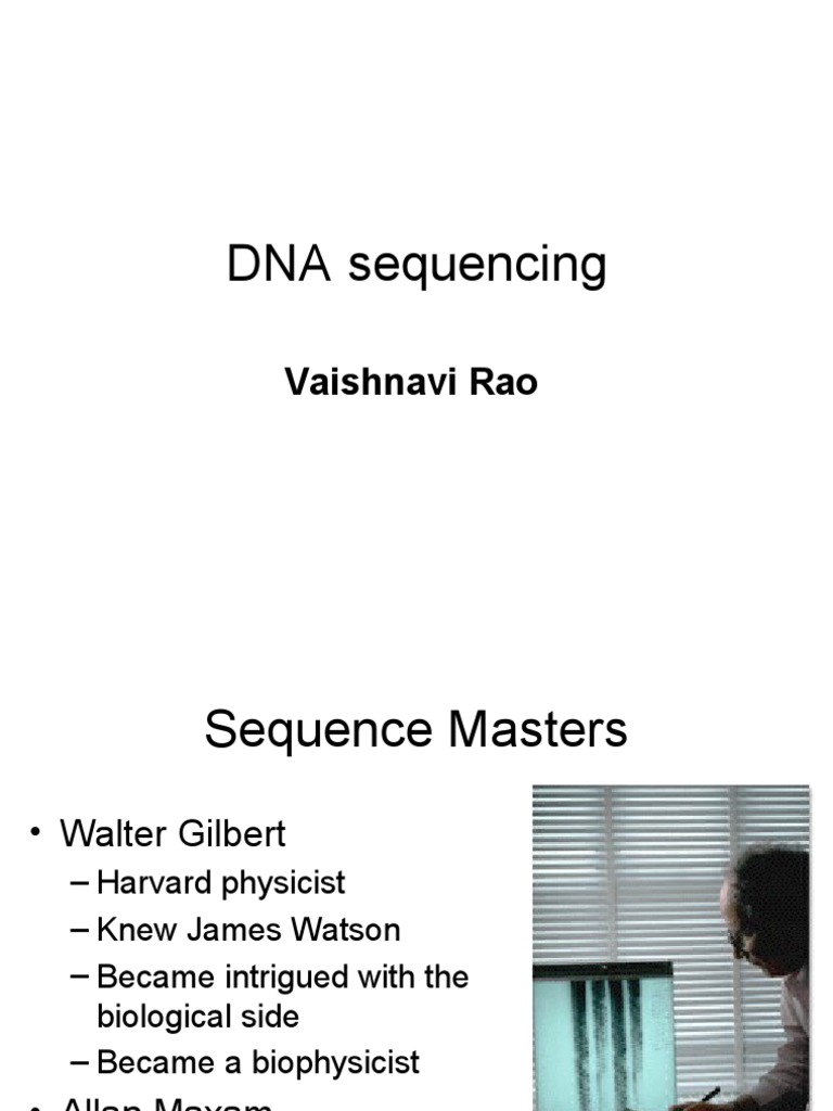 DNA Sequencing Techniques Overview | PDF | Dna Sequencing | Dna