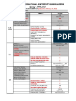 Mid-Term Exam Schedule of Spring 2012-13 - Feb.10