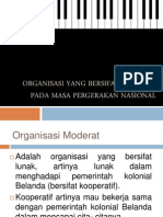 Organisasi Yang Bersifat Moderat Pada Masa Pergerakan Nasional