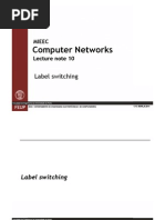 Rcom - Lecture10.label Switching