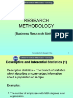 ResearchMethodology - Statistical Data Analysis