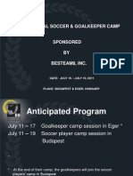 B8 Soccer Goalkeeper Camp Web