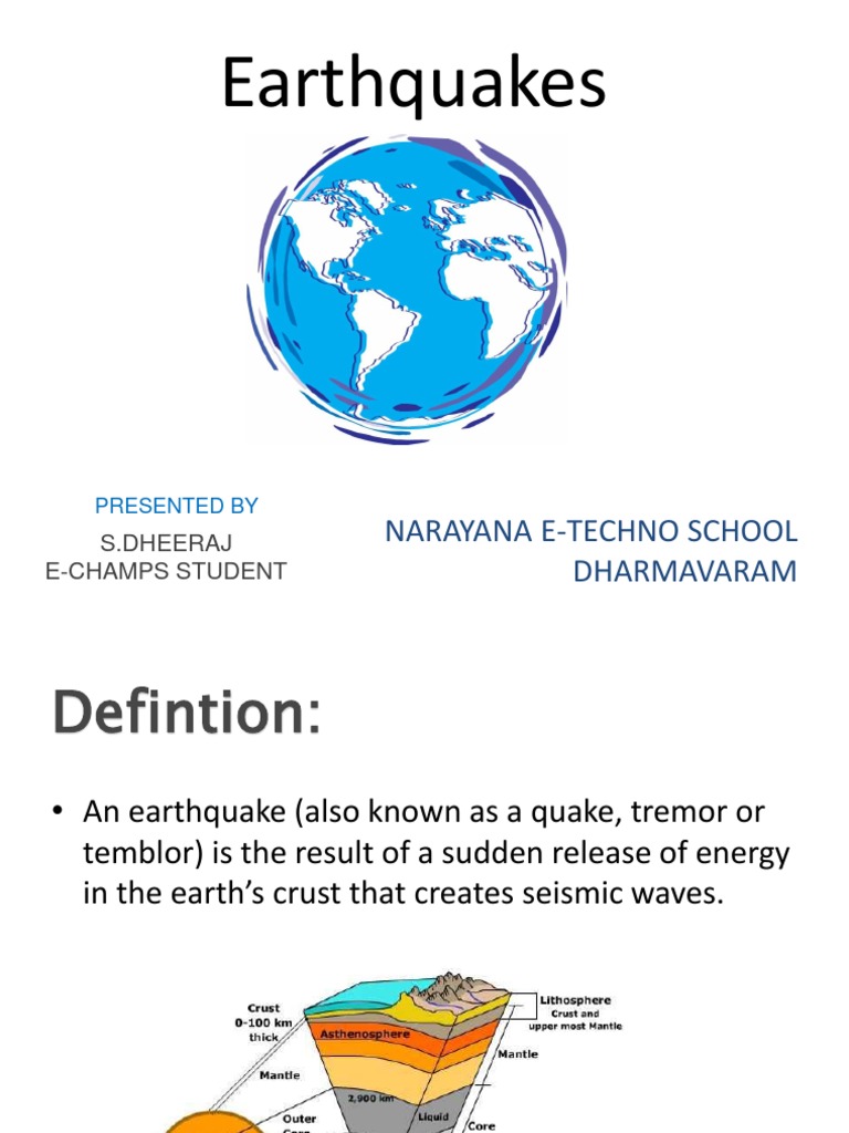 Earthquakes Notes Pdf Earthquakes Seismology
