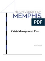 Crisis Mgmt Plan