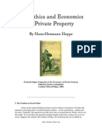 The Ethics and Economics of Private Property - Hans-Hermann Hoppe