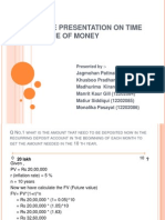 C.F Case Presentation On Time Value of Money