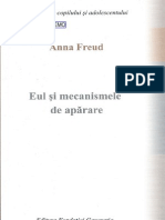 Anna Freud Eul Si Mecanismele de Aparare