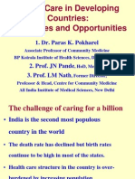 Health Care in Developing Countries: Challenges and Opportunities