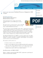 How The Rational Unified Process Supports ISO 12207