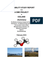 A DME Feasibility Study in Iceland Summary Report