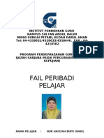 Panduan Fail Peribadi Pelajar