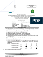 Soal Utama Usbn Pai SMP Prov. Dki TP 2011.2012