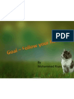 Goals - Follow Ur Hearts