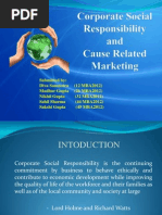 CSR and CRM ppt