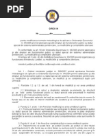 Proiect Modificare OMJ 399 - 20.02.09 Salarizarea Şi Alte Drepturi Ale Funcţionarilor Publici Cu Statut Special Din Sistemul Administraţiei Re