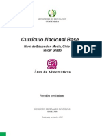 CNB Tercero Básico - Matemáticas - 09 - 11-2010