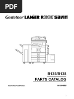 Ricoh Aficio 2035e, 2045e Parts Manual