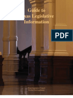 Guide to Texas Legislative Information