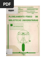 Planejamento Fisico de Bibliotecas Universitarias