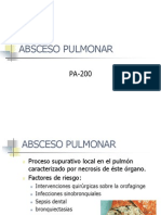 Absceso Pulmonar y Neumonia Crónica