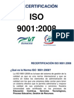 Recertificacion 9001 - Certificacion 14001