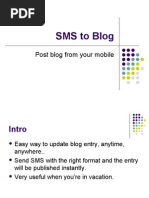 Download SMS to Blog by ikoko SN127178 doc pdf
