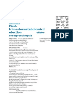 Research: First-Trimestermetabolomicd Etection