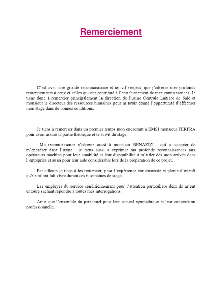 Rapport Stage  les industries  Ingénierie