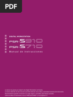 Download Manual de Instrucciones YAMAHA PSR S710 S by Arturo Neira SN127183113 doc pdf
