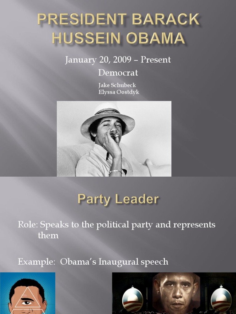 Obama’s Presidential Roles and Actions | PDF | Social Science