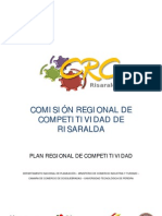 RISARALDA - Plan Regional de Competitividad - 2008