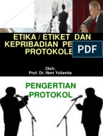 Etiket Dan Etika Protokoler (Kopertis-2012)