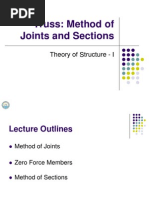 04 Truss - Method of Joints and Sections