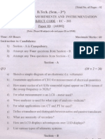 Electronics Measurement and Instrumentation May-2009