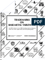 Trademarks On Base-Metal Tableware