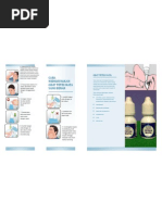 Leaflet Cara Penggunaan Obat Tetes Telinga