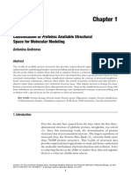 Classification of Proteins Available Structural Space for Molecular Modeling