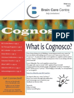 COGNOSCO, Brain Care Centre Newsletter