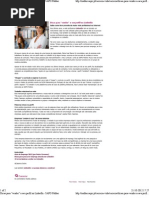 Entrevista SAPO Mulher (Set 2012) - Dicas Para Vender o Seu Perfil No LinkedIn