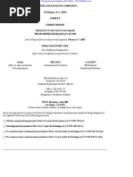 VB Trade Inc 8-K (Events or Changes Between Quarterly Reports) 2009-02-20