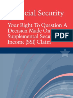 Your Right to Question a Decision Made on Your Supplemental Security Income (SSI) Claim
