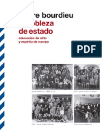 PIERRE BOURDIEU La Nobleza de Estado - Educación de Élite y Espíritu de Cuerpo